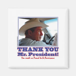 Aimant George Bush/Merci !