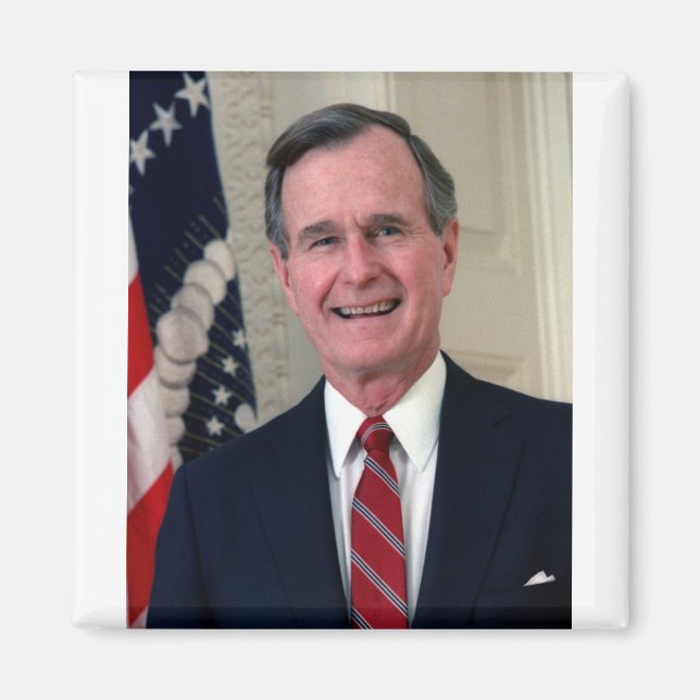 Aimant George Bush Président des États-Unis (Devant)