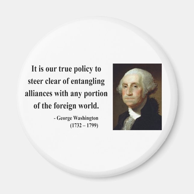 Aimant George Washington Citation 5b (Devant)