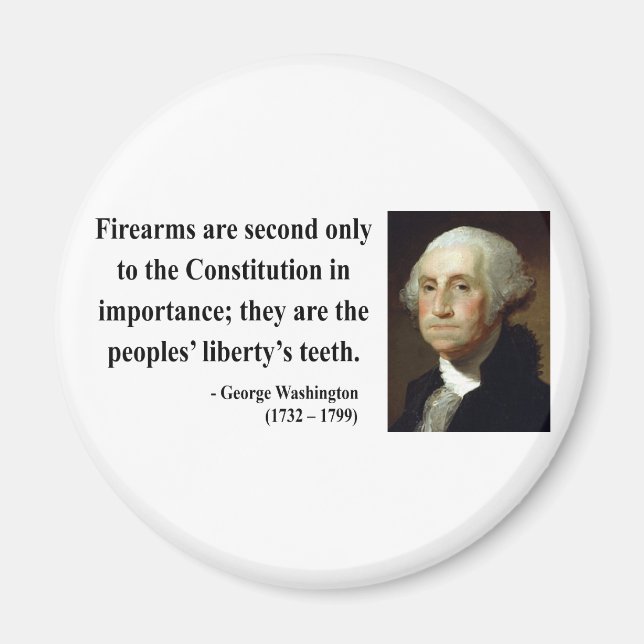 Aimant George Washington Citation 6b (Devant)
