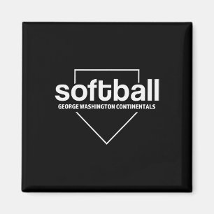 Aimant George Washington Continentals Softball Home Plate