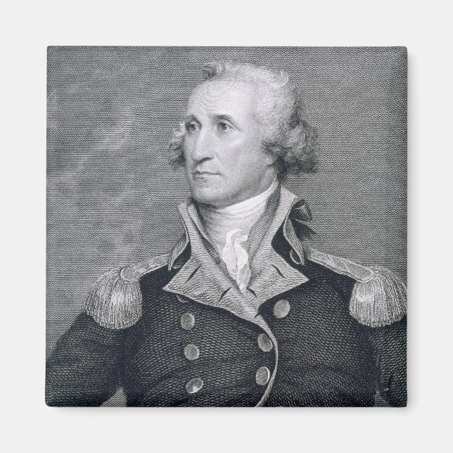 Aimant George Washington, gravé par Asher Brown Durand (Devant)