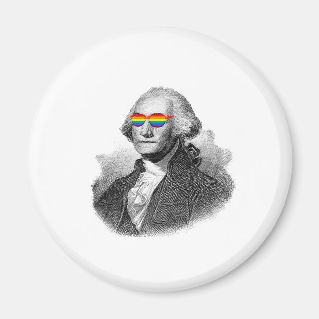 Aimant George Washington Pride (Devant)