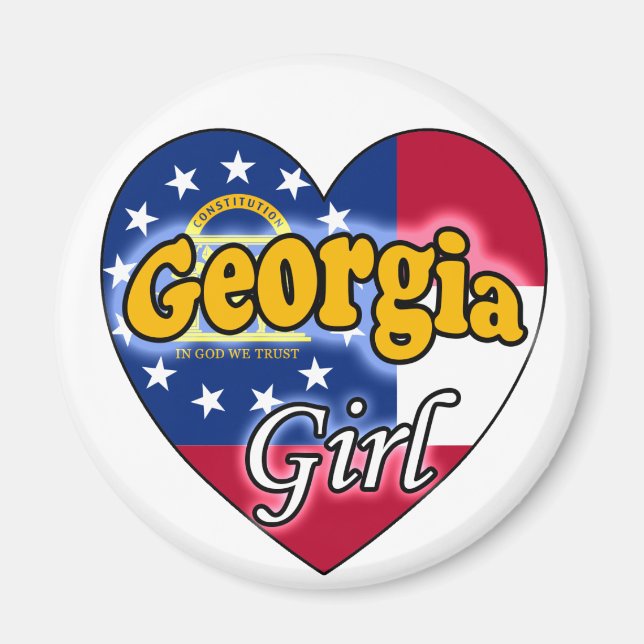 Aimant Georgia Girl (Devant)