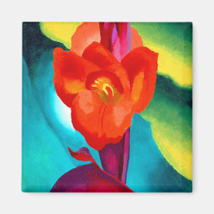Aimant Georgia O Keeffe Red Canna
