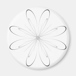 Aimant Gerbera arabesque