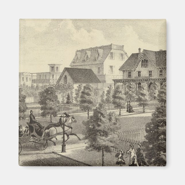 Aimant Germantown Cottage, Atlantic City, NJ (Devant)