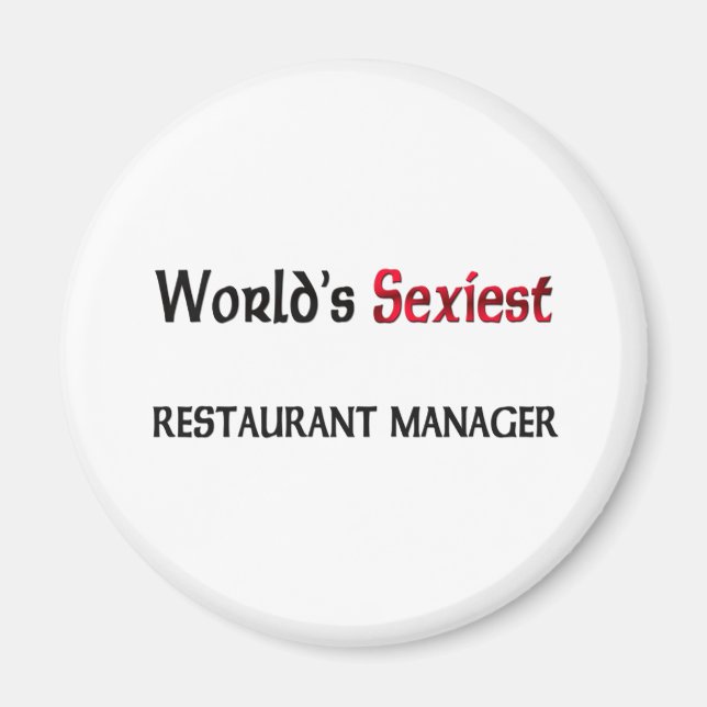 Aimant Gestionnaire de restaurants le plus flexible du mo (Devant)