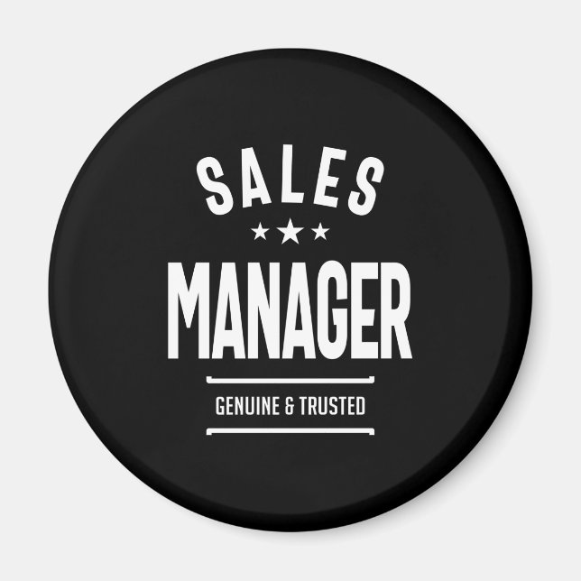 Aimant Gestionnaire de ventes Titre du travail Descriptio (Devant)