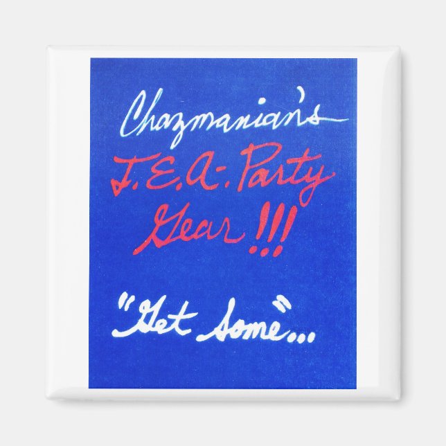 Aimant GET_SOME_CHAZMANIAN-design (Devant)