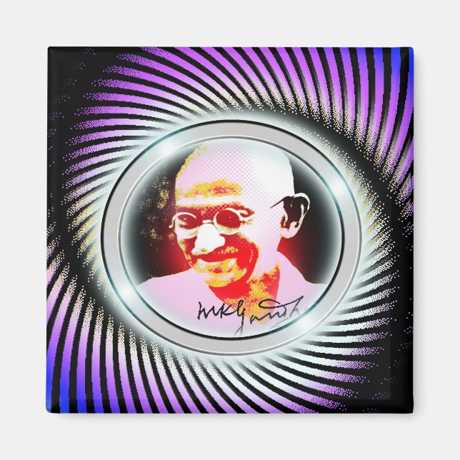 Aimant ghandi (Devant)