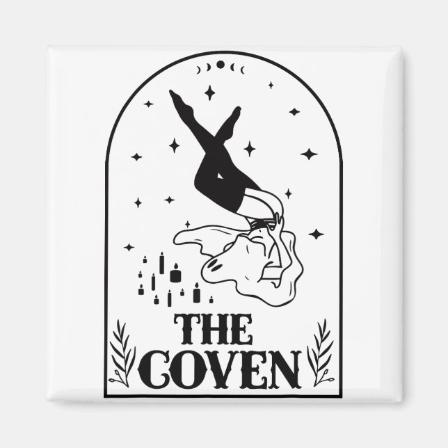 Aimant Ghost Coven Bride Squad Mariage gothique Bachelore (Devant)