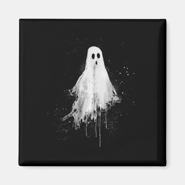 Aimant Ghost Horror Éffrayante horreur Halloween Goth Alt (Devant)