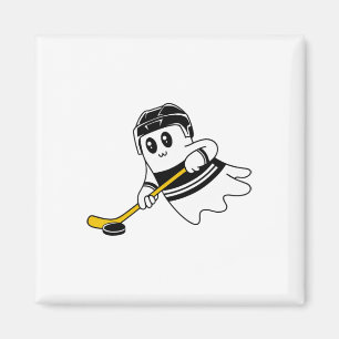 Aimant Ghost Jouer Hockey sur glace Halloween Costume Spo