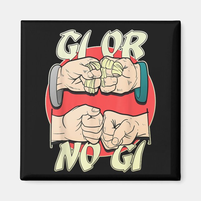 Aimant Gi de Jiu-Jitsu Brésilien ou NoGi (Devant)