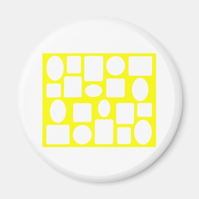 Aimant Gibney Vos Photos Ici Cadre Le MUSÉE Zazzle (Devant)