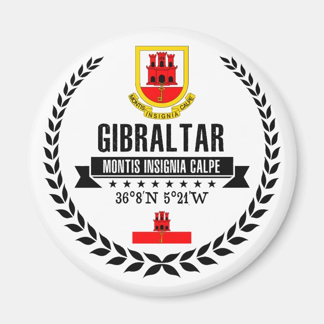 Aimant Gibraltar (Devant)