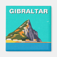 Gibraltar Travel Abstrait Art