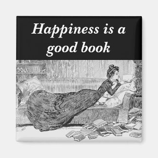 Aimant Gibson Girl Lecture d'un livre