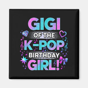 Aimant Gigi de The K-Pop Birthday Girls Musique Coréenne