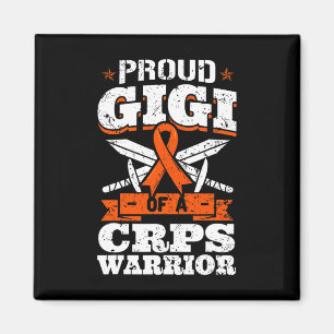 Aimant Gigi fière d'un guerrier Crps Ruban de sensibilisa
