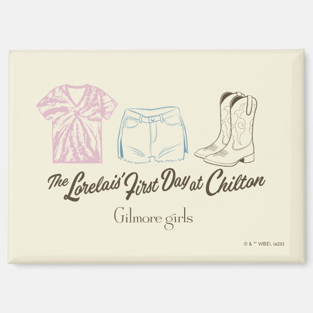 Aimant Gilmore Girls Lorelai Tenue de Chilton (Recto)