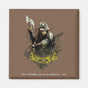 Aimant GIMLI™ Avec Collage Vecteur Ax