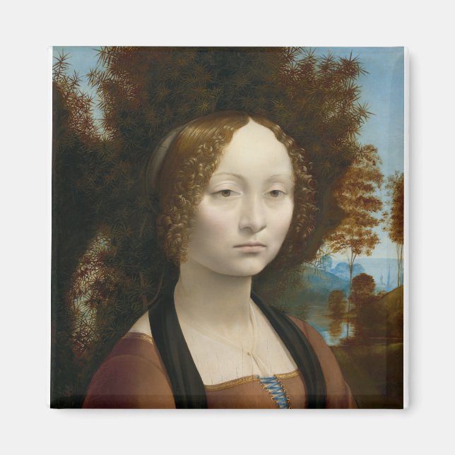 Aimant Ginevra de Benci par Léonard de Vinci (Devant)