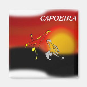 Aimant ginga de hache d'arts martiaux de capoeira de