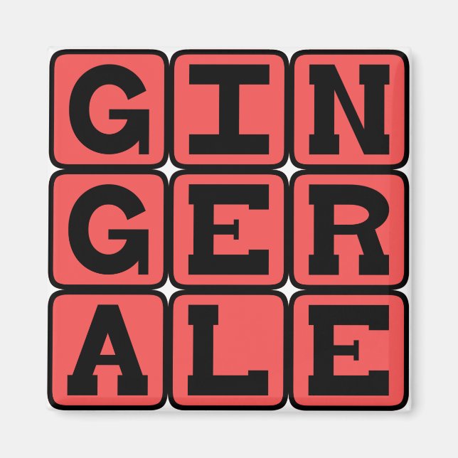 Aimant Ginger Ale, Médecine Stomach (Devant)