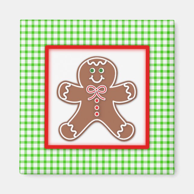 Aimant Gingerbread Friends Boy (Devant)