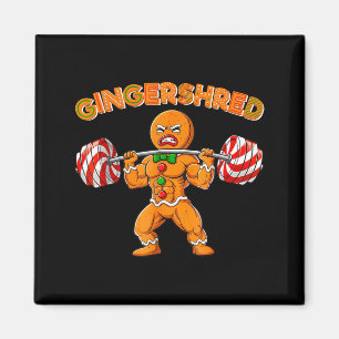 Aimant Gingershred Drôles Hommes Gymnastique Bodybuilding