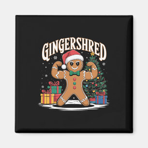 Aimant Gingershred Funny Gingerbread Bodybuilding Christa