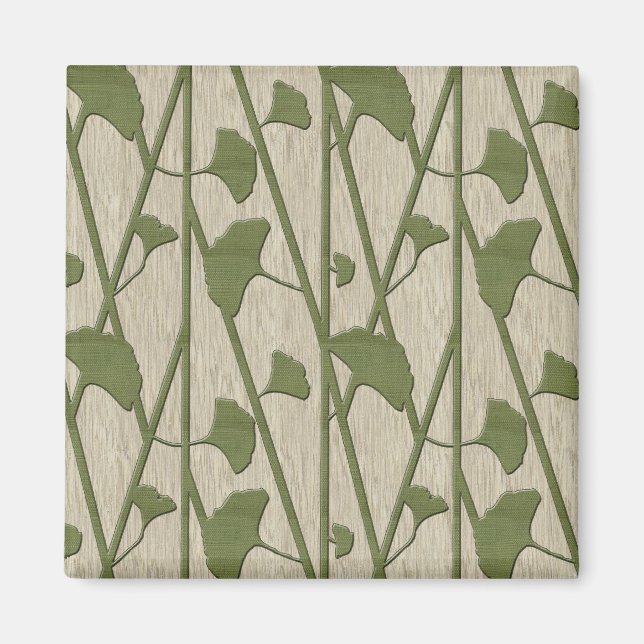 Aimant ginkgo biloba (Devant)