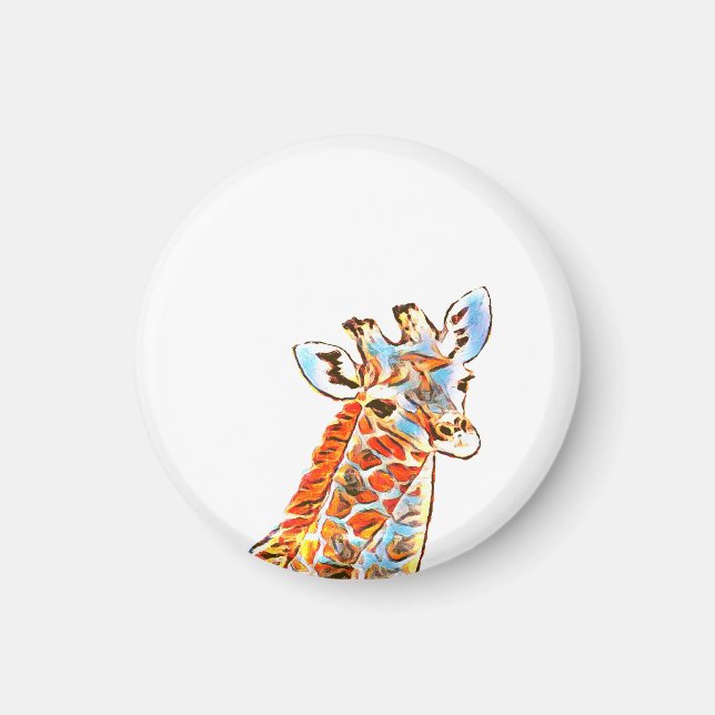 Aimant girafe (Devant)