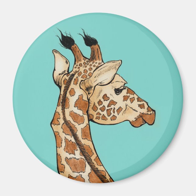Aimant girafe (Devant)