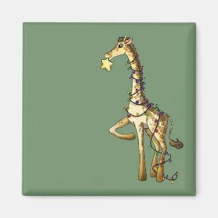 Aimant Girafe brillante