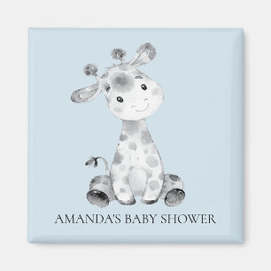 Aimant Giraffe Baby shower Favoriser l'aimant