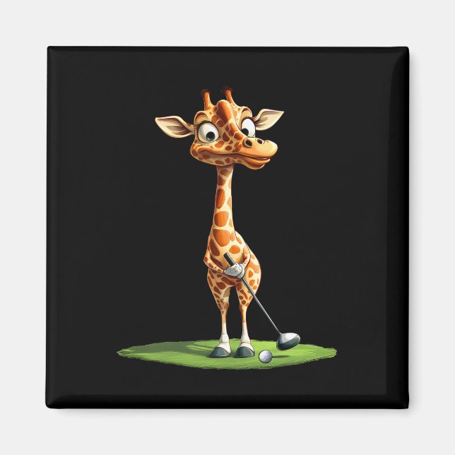 Aimant Giraffe Golf (Devant)