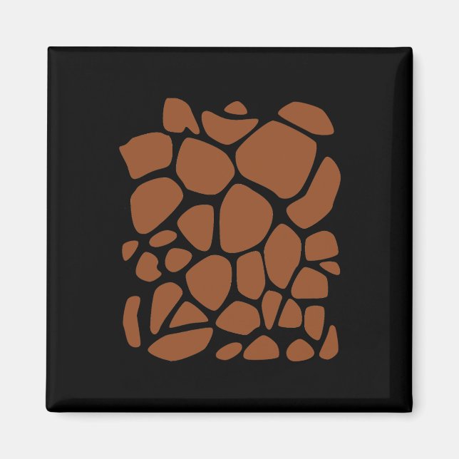 Aimant Giraffe Imprimer do-it-yourself costume Halloween (Devant)