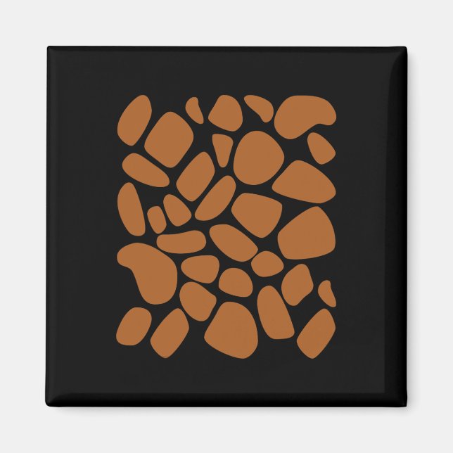 Aimant Giraffe Imprimer Motif Trick Ou Treat Jungle Anima (Devant)