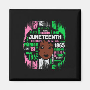 Aimant Girl Cute Aka JunetDix Tee Histoire noire Amérique