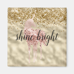 Aimant Girl Gold Parties scintillant étincelante Confetti