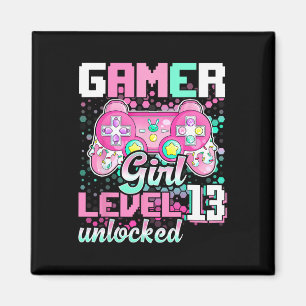 Aimant Girl Level 13 Déverrouillé Jeu vidéo 13e anniversa