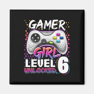 Aimant Girl Level 6 Déverrouillé Jeu vidéo 6e anniversair
