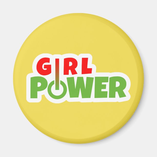 Aimant Girl Power (Devant)