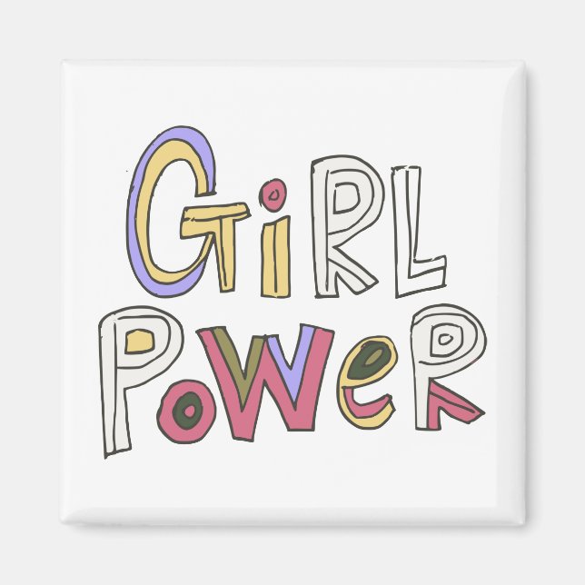 Aimant Girl Power Colorful PowerPuff Girl (Devant)