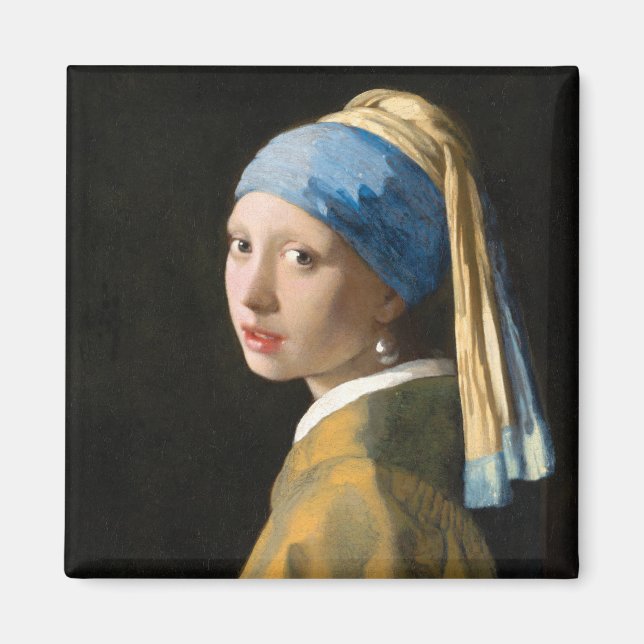 Aimant Girl with a Pearl Earring by Johannes Vermeer (Devant)