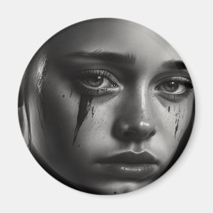 Aimant Girl with tears
