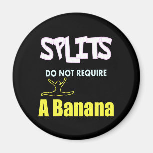 Aimant Girls Gymnastique Banana Splits Citation